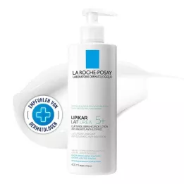 ROCHE-POSAY Lipikar Lait Urea 5+ losjons, 400 ml