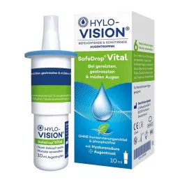 HYLO-VISION Safedrop vitāli acu pilieni, 10 ml