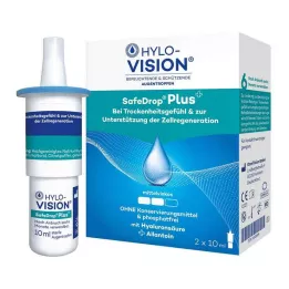 HYLO-VISION SafeDrop Plus acu pilieni, 2X10 ml