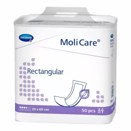 MOLICARE taisnstūrveida 4 pilieni 20x60 cm, 50 gab