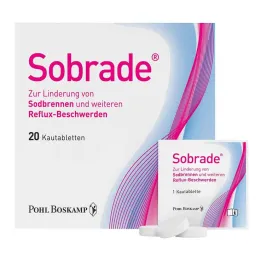 SOBRADE Košļājamās tabletes, 20 gab
