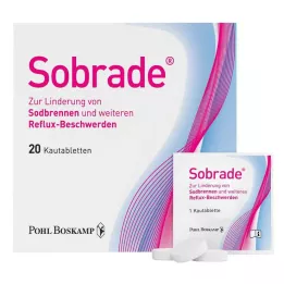 SOBRADE Košļājamās tabletes, 20 gab