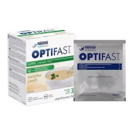 OPTIFAST Zupa, kartupeļu-puravu pulveris, 8x55 g
