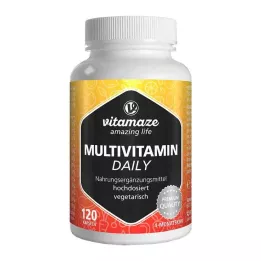 MULTIVITAMIN DAILY bez joda veģetārās kapsulas, 120 gab