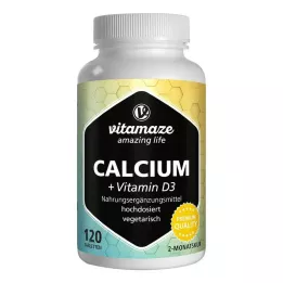 CALCIUM D3 600 mg/400 I.E. veģetārās tabletes, 120 gab