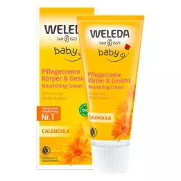 WELEDA Calendula Care Cream Body &amp; Seja, 75 ml