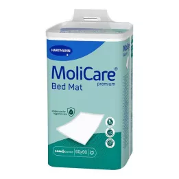 MOLICARE Premium gultas paklājiņš 5 pilieni 60x90 cm, 25 gab