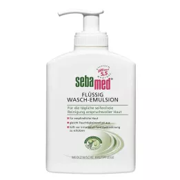 SEBAMED šķidra mazgāšanas emulsija ar olīvu ar dozatoru, 200 ml