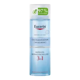 EUCERIN DermatoCLEAN Hyal.Miz.Tīrīšanas šķidrums 3in1, 200 ml