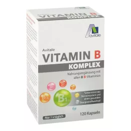VITAMIN B KOMPLEX kapsulas, 120 gab