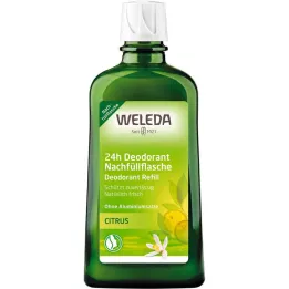 WELEDA Citrus 24h dezodoranta uzpildes pudele, 200 ml