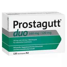 PROSTAGUTT duo 160 mg/120 mg mīkstās kapsulas 120 gab., 120 gab