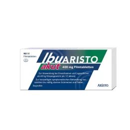 IBUARISTO akut 400 mg apvalkotās tabletes, 50 gab
