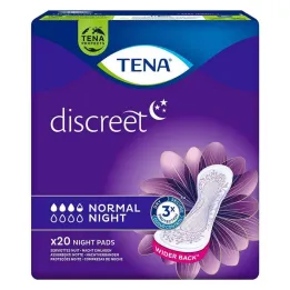 TENA® diskrēti Normal Night spilventiņi nesaturēšanai, 20 gab