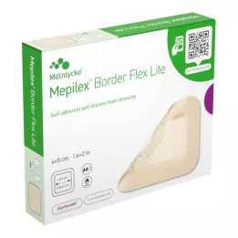 MEPILEX Border Flex Lite putu pārsējs 4x5 cm, 10 gab