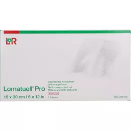 LOMATUELL Pro 15x30 cm sterils, 5 gab