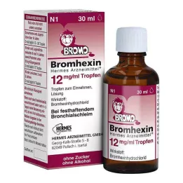 BROMHEXIN Hermes Arzneimittel 12 mg/ml pilieni, 30 ml