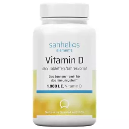 SANHELIOS D vitamīns 1000 SV tabletes, 365 gab
