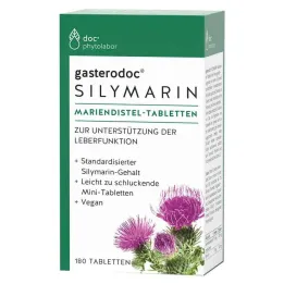 Gasterodoc Silymarin piena dadzis tabletes, 180 gab