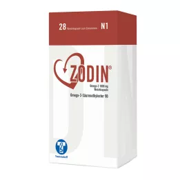 ZODIN Omega-3 1000 mg mīkstās kapsulas, 28 gab
