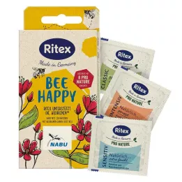 RITEX BEE HAPPY Prezervatīvi, 8 gab