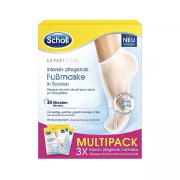 SCHOLL Intensīvi barojoša pēdu maska zeķēs, 3X2 gab