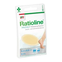 RATIOLINE aizsargplāksteris 4,2x6,8 cm, 5 gab