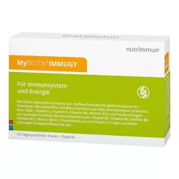 MYBIOTIK IMMUGY Kombinētais iepakojums 15x2 g+30 kapsulas, 1 gab
