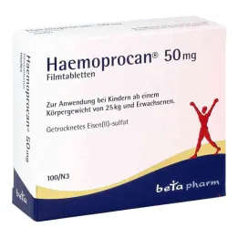 Haemoprocan 50 mg apvalkotās tabletes (100 gab.)