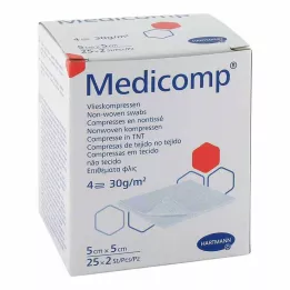 MEDICOMP Neausts komp. 5x5 cm 4 sl., 25X2 gab