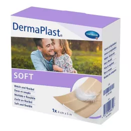 DERMAPLAST SOFT Ģipsis 4 cmx5 m, 1 gab