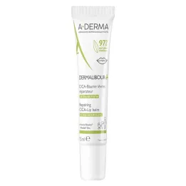 A-Derma Dermalibour + Cica lūpu balzams, 15 ml