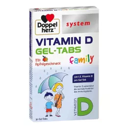 DOPPELHERZ D vitamīna gēla tabšu saimes sistēma, 30 gab