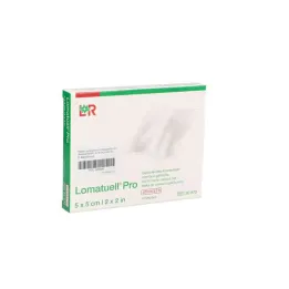 Lomatuell Pro 5x5 cm sterils, 10 gab