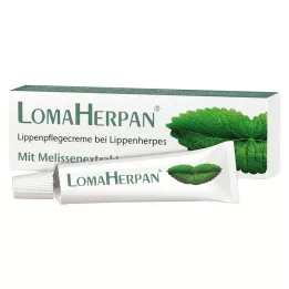 LOMAHERPAN Lūpu kopšanas krēms ar melisas ekstraktu, 5 ml