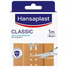 HANSAPLAST Klasiskais apmetums 8cm x1 m, 1 gab