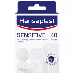 HANSAPLAST Sensitive ģipša hipoalerģiskas sloksnes, 40 gab