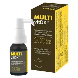 MULTIVITDK Šķīdums D3+K2 vitamīns, 10 ml
