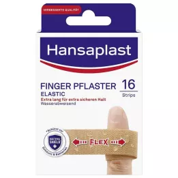 HANSAPLAST Elastīgās pirkstu apmetuma sloksnes, 16 gab