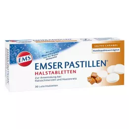 EMSER Pastilas rīkles pastilas sālīta karamele, 30 gab