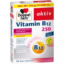 DOPPELHERZ Vitamīns B12 250 aktīvās tabletes, 90 gab
