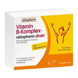 VITAMIN B-KOMPLEX-ratiopharm tiešais pulveris, 20 gab