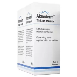 AKNEDERM Tinktūra jutīga, 2X50 ml