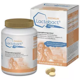 LACTOBACT PREMIUM IMMUN Košļājamās tabletes, 60 gab