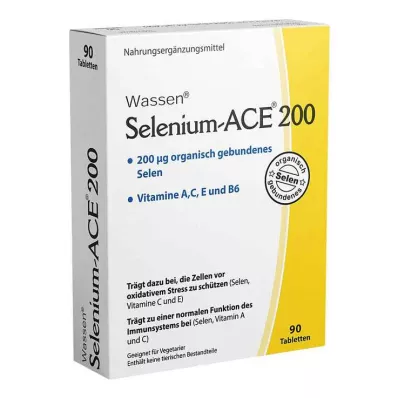 SELENIUM ACE 200 tabletes, 90 gab SELENIUM ACE 200 tabletes, 90 gab