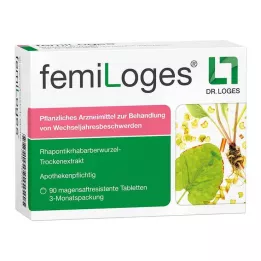 FEMILOGES zarnās šķīstošās tabletes, 90 gab
