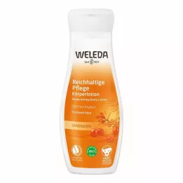 WELEDA Ar smiltsērkšķiem bagāts kopjošs ķermeņa losjons, 200 ml