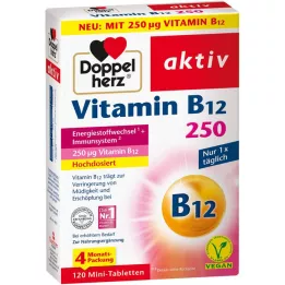 DOPPELHERZ Vitamīns B12 250 aktīvās tabletes, 120 gab