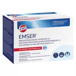 EMSER Inhalācijas šķīdums hipertonisks 4%, 20X5 ml