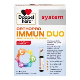 Doppelherz Orthopro Immun Duo sistēmas dzeramās ampulas, 7 gab